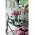 Modern mirror console, designer, glamor, with drawers, New York, silver CHICAGO
