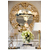 Kryształowa lampa stołowa glamour, nowoczesna, hamptons, złota TRINITY L