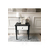 Bedside mirror cabinet Elegance Glamour 52x45x59 black
