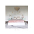 Spiegelnachttisch mit Goldenem Sockel für Franco Gold Glamour Schlafzimmer