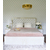 Piękne łóżko tapicerowane w stylu Glamour