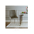 Glamour chair MODERN, grey 97x50x50