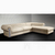 Corner sofa Aviator with fold-out bedroom function, upholstered in glamour style