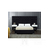 Wide glamour bed with a large quilted header Fabio glamour bedroom style