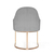 OPERA gold glamour chair for living room and dining room grey