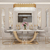 OPERA gold glamour chair for living room and dining room grey