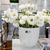 Ceramic pot Rosalie Flower Lene Bjerre white