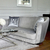 Elegantiška klostuota sofa  Chic Niujorko stiliaus,  pilkos spalvos 