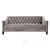 Sofa im Glamour-Stil mit Schlaffunktion grau beige NEW YORK