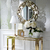 Dekorativer Spiegel im New Yorker Stil Glamour Gold ELISE