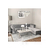 Kampinė miegamoji sofa Chesterfield su sulankstoma miego funkcija, aptraukta, glamour stiliaus