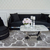 Stilvolles Sofa glamour gepolstert New York Stil silber schwarz MADONNA OUTLET