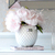 Doniczka ceramiczna Rosabelle Flower Lene Bjerre 18 cm biała