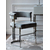 Kėdė MARCO sidabrė, glamour, svetainei ir valgomajam, pilka