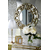 Modern glamor console stainless steel gold with white marble top OSKAR GOLD