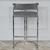 MARCO modern silver grey glamour upholstered barstool for dining room, bar, isle 53x51x92
