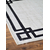 Nowojorski dywan w stylu glamour czarno biały CLASSIC WHITE