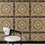 Wallpaper VERSACE IV Heritage gold ornament on a black background 