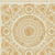 Tapeta Versace geometryczna w stylu barkowoym glamour złoty ecru