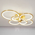 Modern Art Deco Modern auksinis LED lubų šviestuvas miegamojo svetainei CERICHO