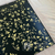 Exclusive luxury wallpaper Versace geometric shades of black with gold flowers