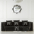 Sofa minkšta, velvet, šiuolaikiška, glamour stiliaus, svetainei, juoda, sidabrinė MONTE CARLO 