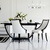 Krzesło glamour ekskluzywne, tapicerowane, do jadalni, klasyczne, wygodne, białe, czarne, bukowe, włoski design CARLOTTA 