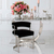 MARCO silver glamor chair for the living room and black dining room