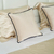Stylish pillow with a frame for the living room, bedroom