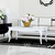 Coffee table to the living room white black high gloss ELENA GLAMOR