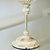 Metalinė stiklinė žvakidė su VILLA M 33 cm gaubtu