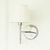 Niujorko klasikinis sieninis šviestuvas su baltu atspalviu sieninis šviestuvas svetainei, miegamojo vonios kambariui, sidabrinis ANGELO K