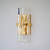 Gold wall lamp chrome-plated crystal modern wall lamp LUCERNARIO