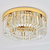 Auksinis lubinis šviestuvas, krištolo glamūro modernus lubinis šviestuvas STELLA, klasikinis, Niujorko stiliaus 