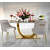 Glamour stiliaus minkšta PALOMA kėdė, skirta svetainės valgomajam, moderni su smėlio spalvos aukso spalvos 57x66x84