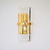 Glamour krištolinis sieninis šviestuvas, auksinis sieninis šviestuvas LUCERNARIO OUTLET