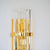 Glamor crystal wall lamp, gold wall lamp LUCERNARIO OUTLET
