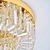 Exclusive ceiling lamp for the hall, for the living room, ceiling lamp for the bedroom, crystal, gold STELLA OUTLET