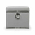 Tapicerowana pufa z kołatką, kufer, otwierana, modern classic, nowojorska, klasyczna, złota i srebrna MANON II 