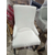 Klasikinė minkšta kėdė, dygsniuota nugara, elegantiškos, baltos, venge spalvos kojos, TIFFANY IŠPARDAVIMAS