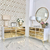 Glamour tapetai Versace IV geometrinis Art Deco Home auksas