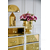 Luxuriöse Kommode aus Holz, für das Wohnzimmer, für das Schlafzimmer, Glamour, Holz, goldfarben lackiert VENEDIG