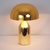 Moderni glamour lempa, plieninė, klasikinė, Niujorkas, auksinė AURORA OUTLET