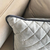 Decorative pillow, 45x45, gray, kedra, for the living room 