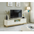 TV cabinet, white and gold, glamorous, modern, high gloss Lorenzo L Gold OUTLET 