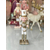 Christmas ornament The Nutcracker, wooden, gold, with chopsticks, S.