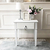 Classic bedside table, New York, white, side table HAMPTONS OUTLET 