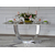 Išskirtinis žavingas valgomojo stalas, modernus, dizaineris, juodas stalviršis, sidabrinis ART DECO OUTLET 240cm 