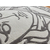 Medusa veido apvalus kilimas svetainei, valgomajam, graikiškas raštas, pilkas MEDUSA SILVER 180cm