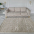 Exklusiver Teppich für Esszimmer und Wohnzimmer, klassisch, grau, beige ORNAMENT 